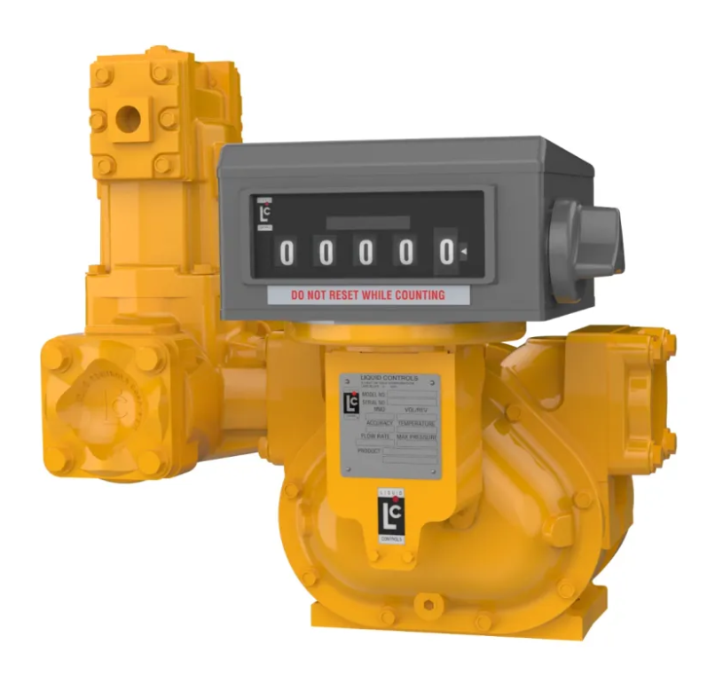 Positive Displacement Flow Meter, M10, with Air Eliminator & Strainer LC-M10-C - Product image